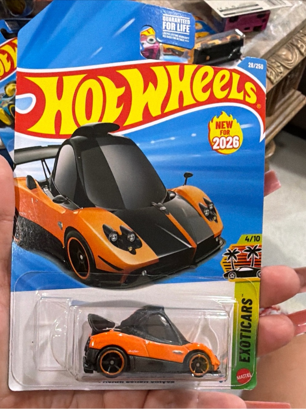 Orange & Black Exotic Car Toy - Kids Toy